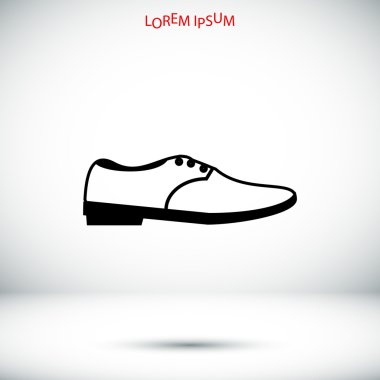 basit ayakkabı simgesi