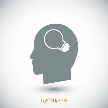 yaratıcı fikir simgesi