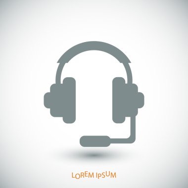 basit kulaklık simgesi