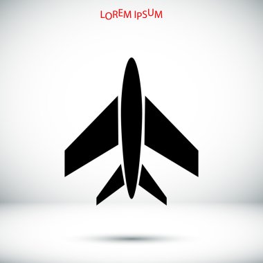 Basit uçak simgesi
