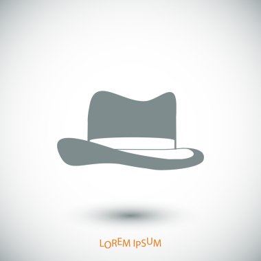 basit şapka simgesi