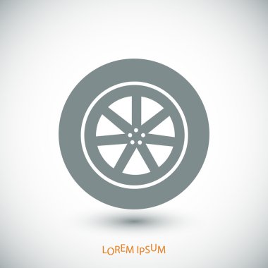 araba tekerlek simgesi