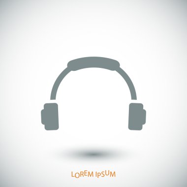 basit kulaklık simgesi