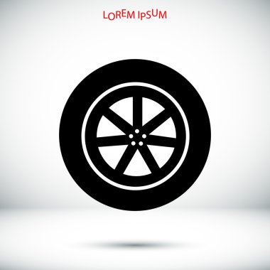 araba tekerlek simgesi