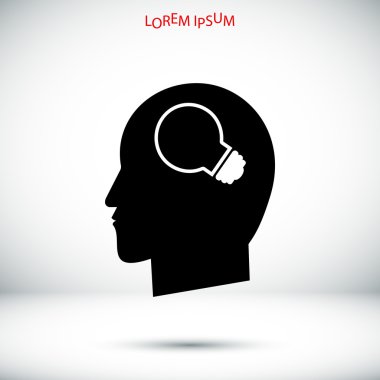 yaratıcı fikir simgesi