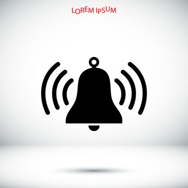 ringing bell icon clipart