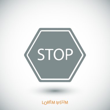 Dur işareti simgesi