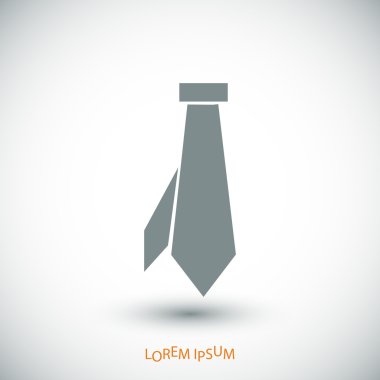 basit kravat simgesi