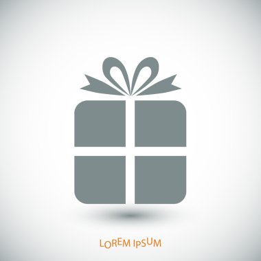 basit hediye simgesi