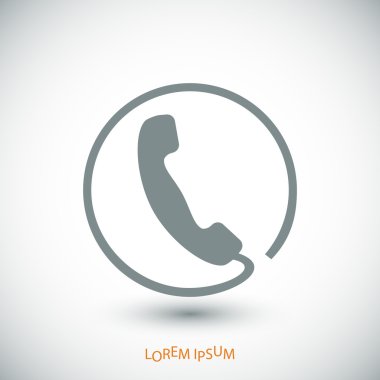 telefon tüp simgesi