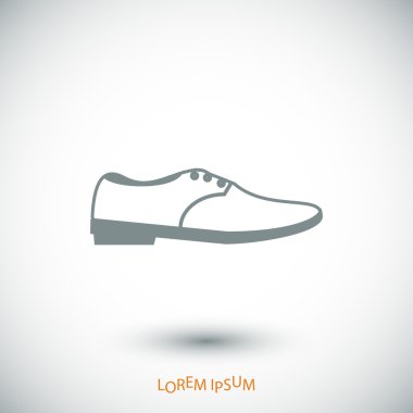 basit ayakkabı simgesi