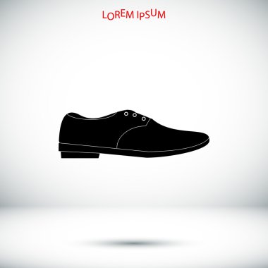 basit ayakkabı simgesi