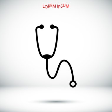Sağlık stetoskop simgesi