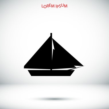 Yelken tekne simgesi