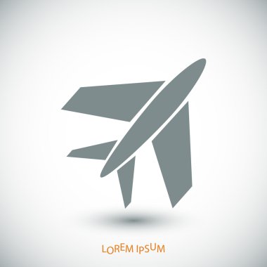 Basit uçak simgesi