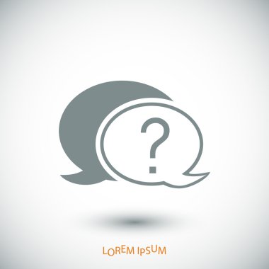 konuşma balonları simgesi