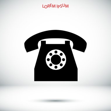 basit telefon simgesi