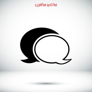 konuşma balonları simgesi