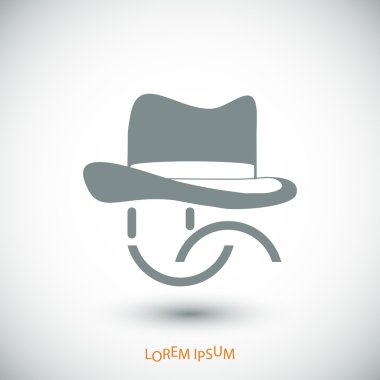 basit gülümseme simgesi