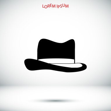 basit şapka simgesi