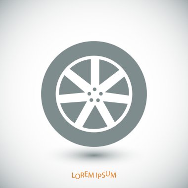 araba tekerlek simgesi