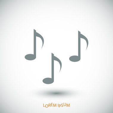 müzik notlar simgesi