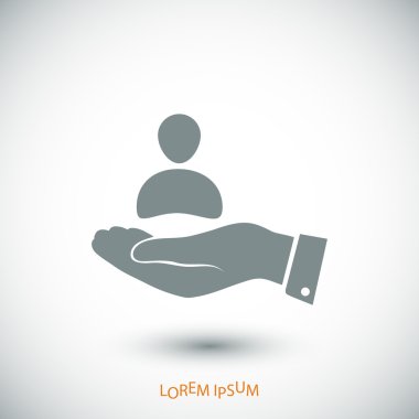 basit işadamı simgesi