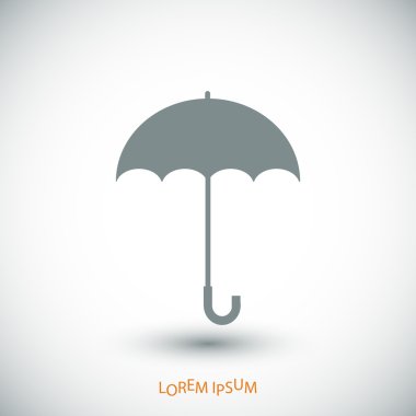 Açık şemsiye simgesi