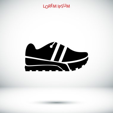 basit ayakkabı simgesi