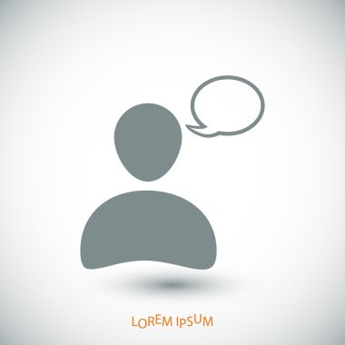 basit sohbet simgesi