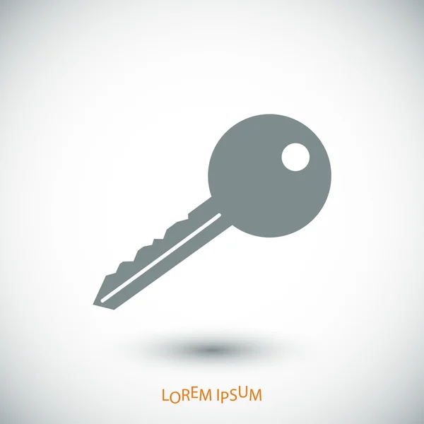 Door key icon — Stock Vector