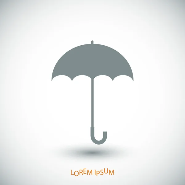 Open umbrella icon — Stock Vector