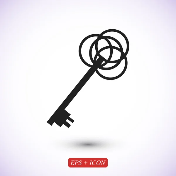 Türschlüssel-Symbol — Stockvektor