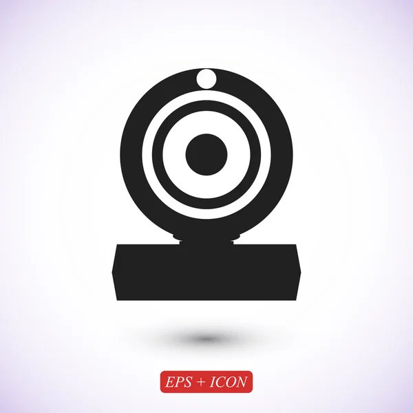 Egyszerű fényképezőgép ikon — Stock Vector