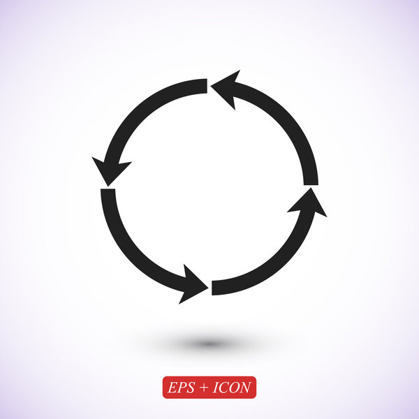 circular arrows icon