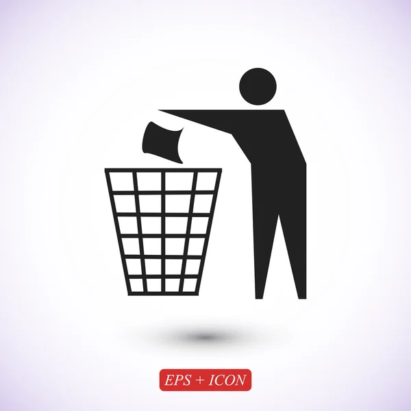 Symbol für Recycling-Zeichen — Stockvektor