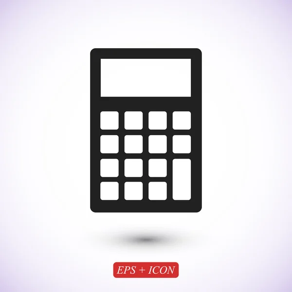 Jednoduchá kalkulačka ikona — Stockový vektor