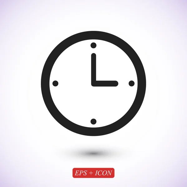 Egyszerű óra ikon — Stock Vector