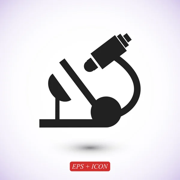 Microscopio icono simple — Archivo Imágenes Vectoriales