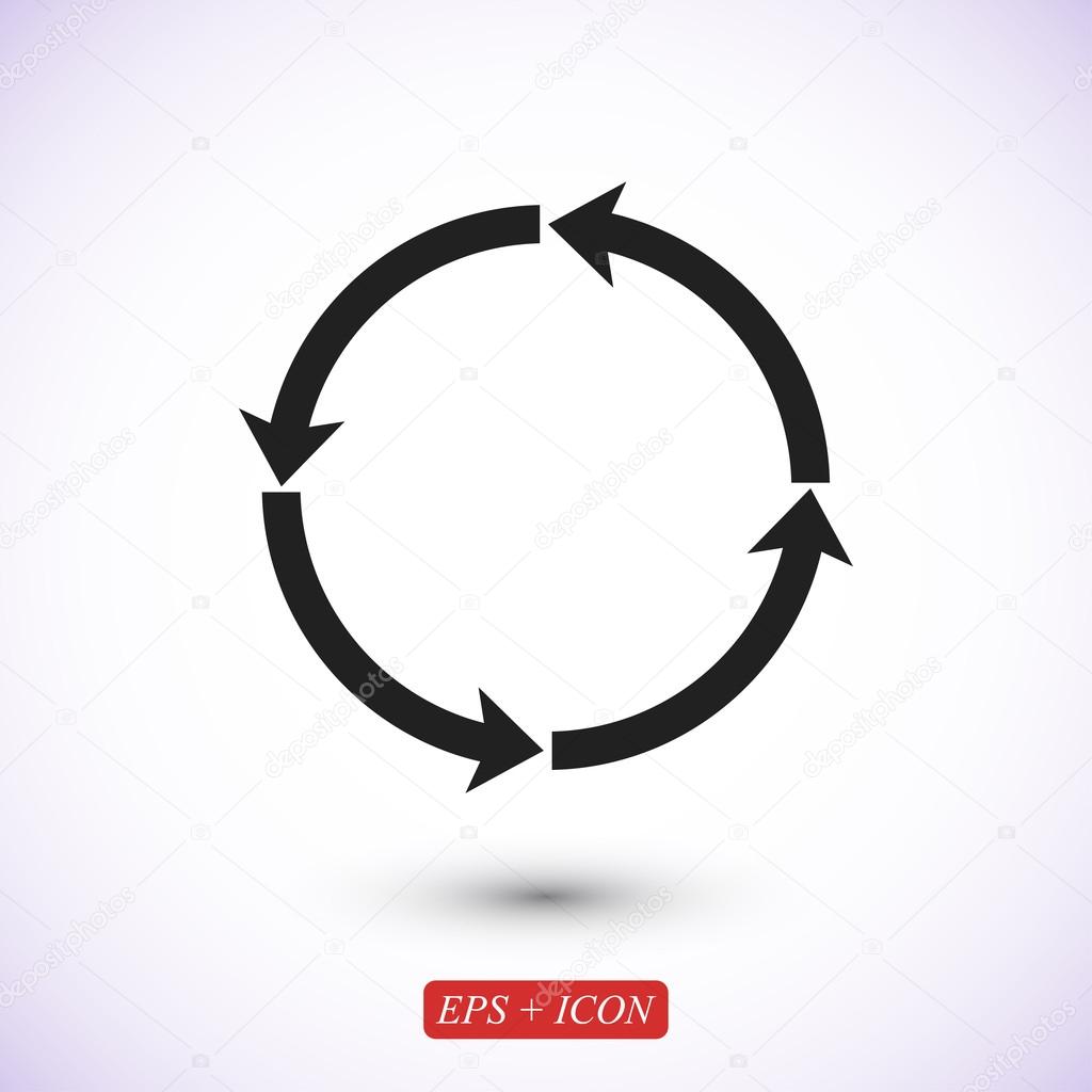 circular arrows icon