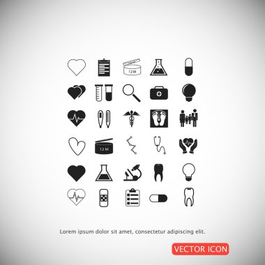 farklı tıbbi simgeler