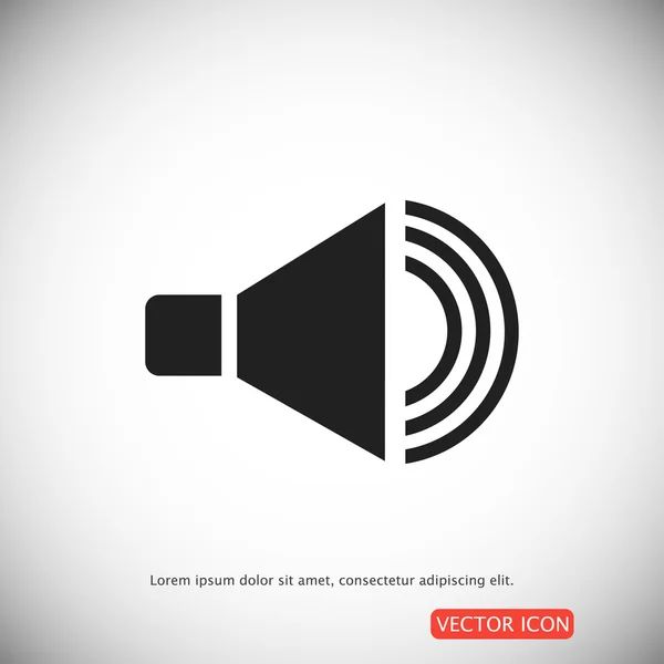 Icono de altavoz simple — Archivo Imágenes Vectoriales