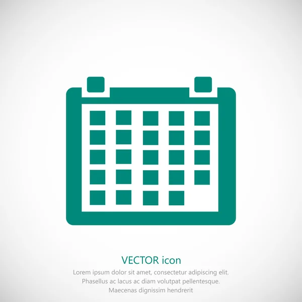 Kalendar vector pictogram — Stockvector