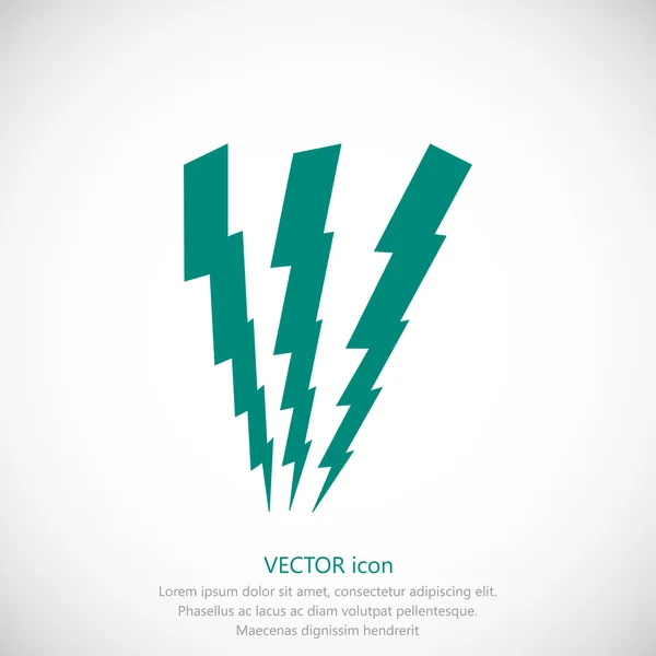 Lightning Bolt pictogram — Stockvector