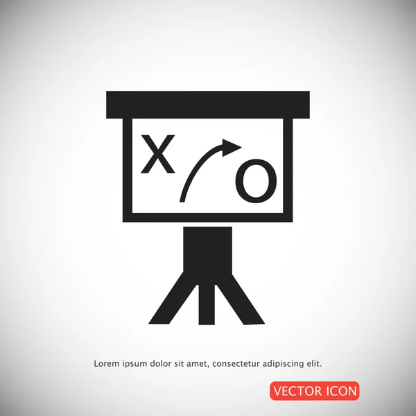 Icône de signe de présentation — Image vectorielle