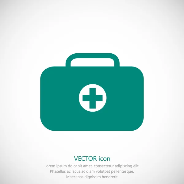 Orvosi táska ikonra — Stock Vector
