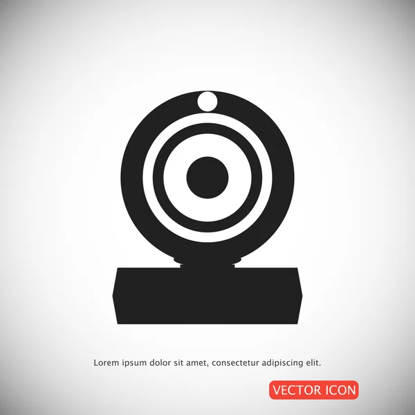 Eenvoudige camera-icoontje — Stockvector