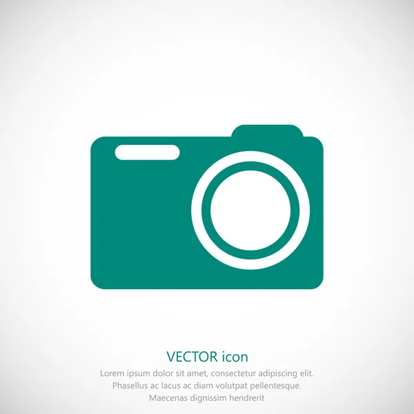 Retro camera pictogram — Stockvector
