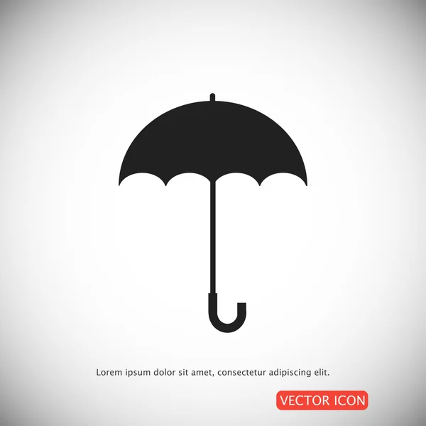 Ícone guarda-chuva aberto —  Vetores de Stock