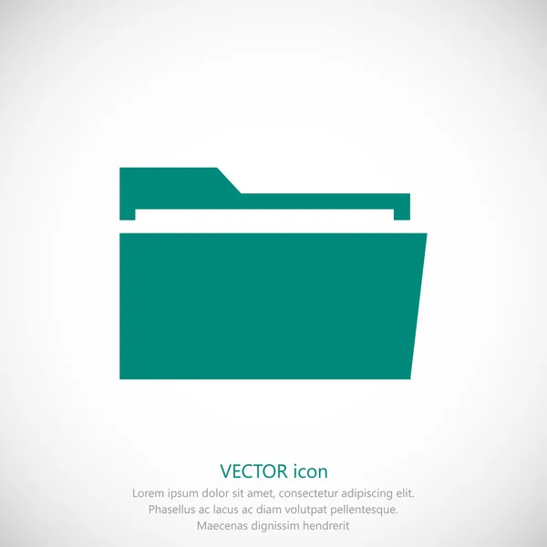 Office folder icon — Stock Vector